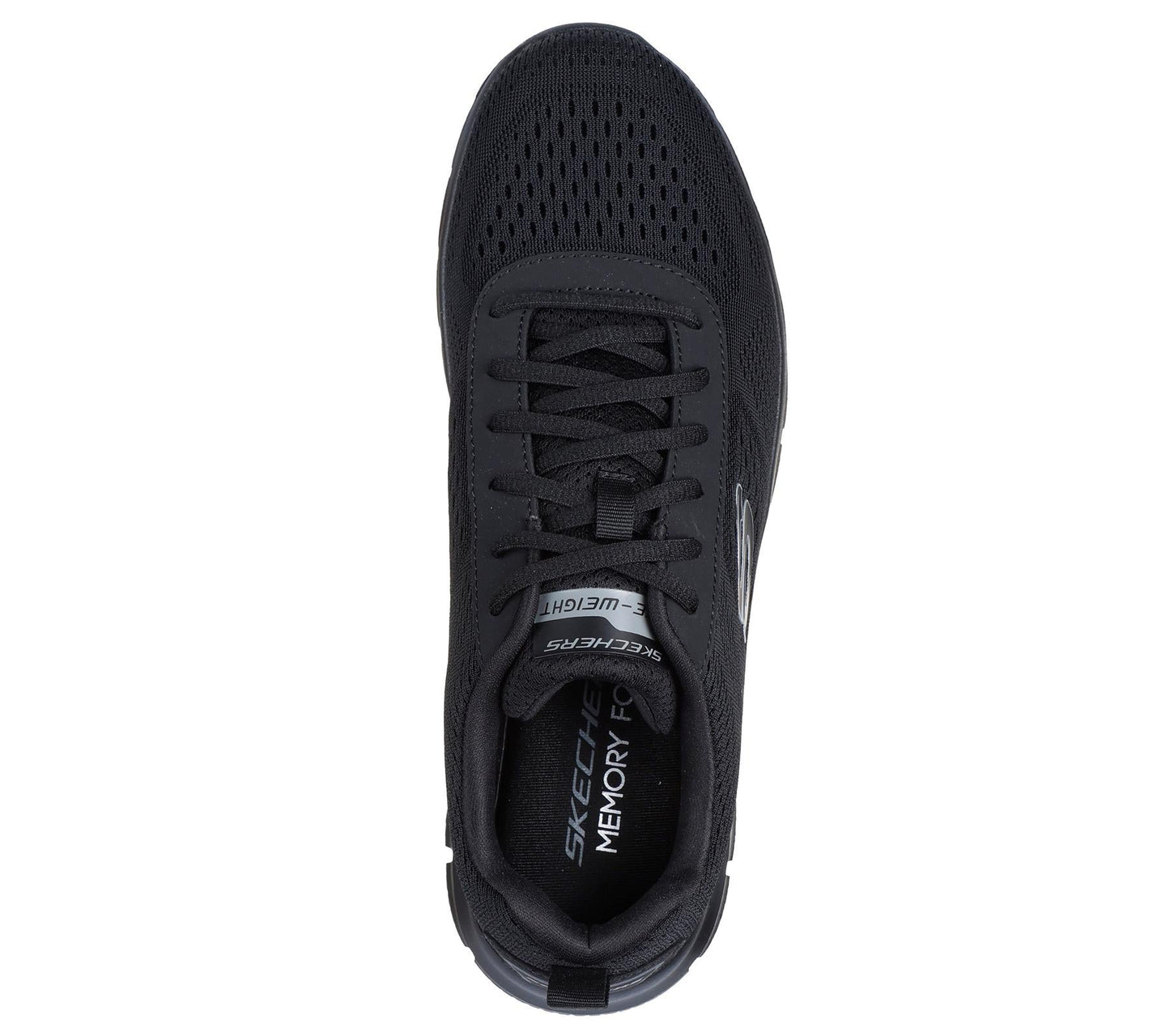 Skechers Lace Up Shoe For Men Track Leshur in Black, 5.5-13
