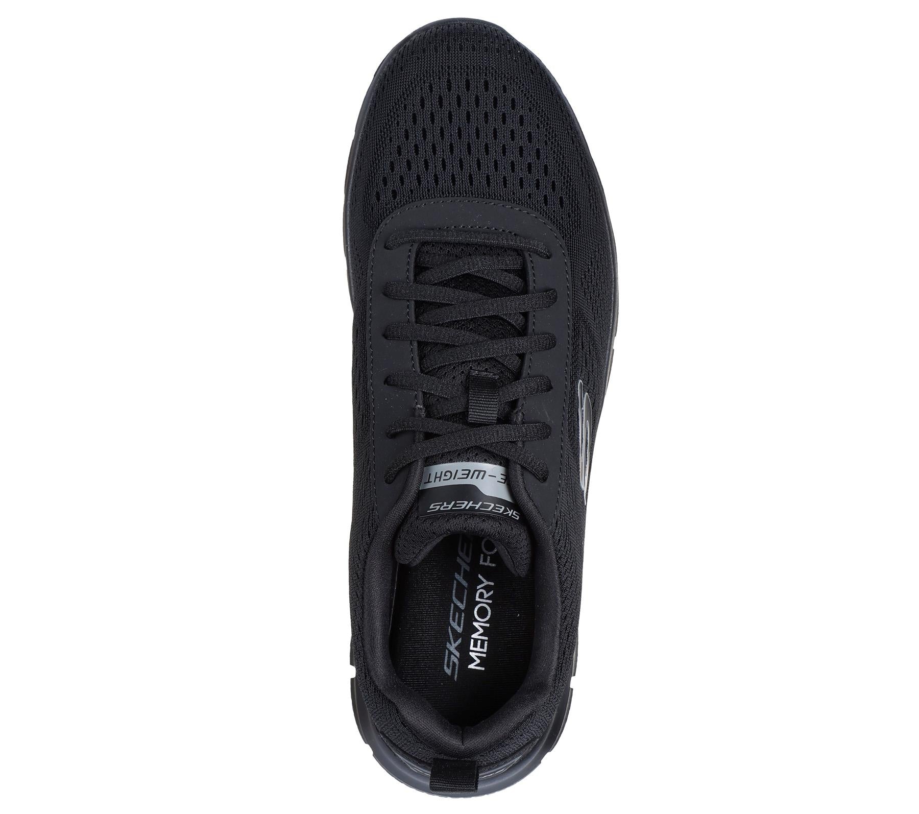 Skechers Lace Up Shoe For Men Track Leshur in Black, 5.5-13