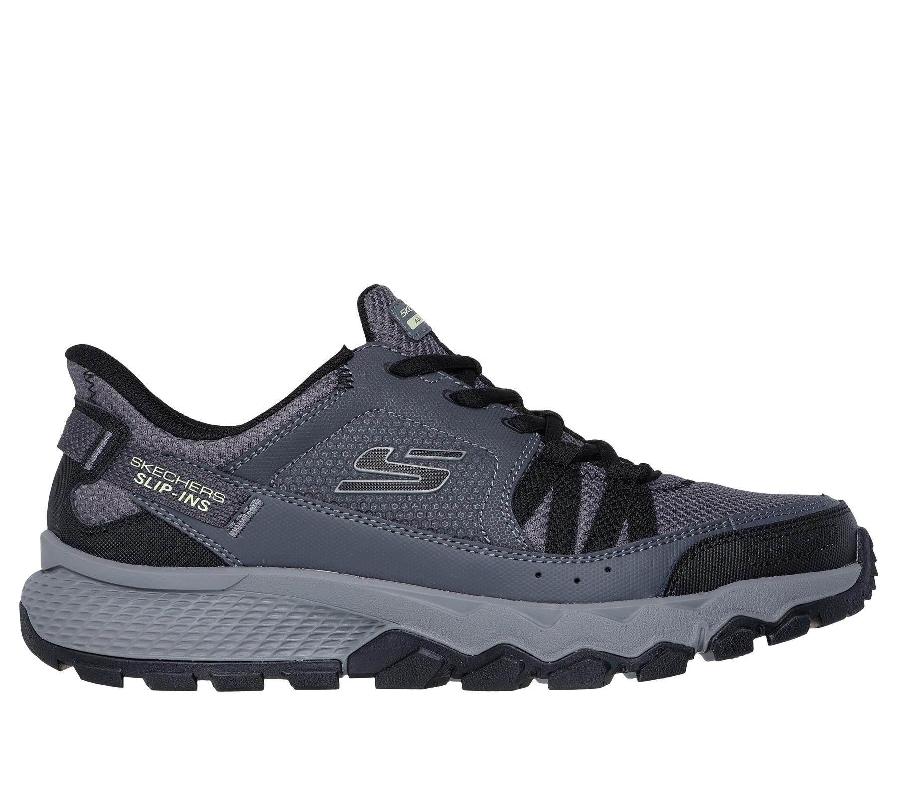 Skechers Slip On Shoe For Men Dynamite AT - Escapar Slip-ins in Charcoal/Black, 5.5-13