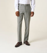 Skopes Dettori Suit Tailored Fit Trouser For Men ins Brown Blue Check, 30W-58W