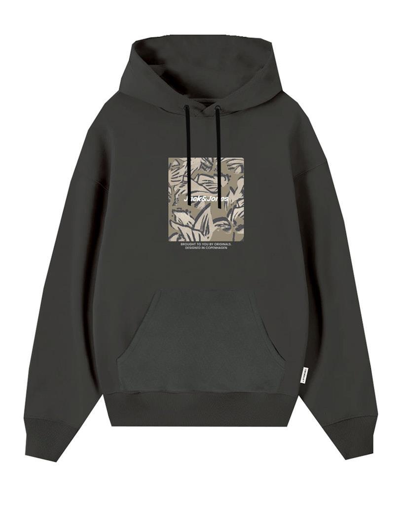 Jack & Jones Long Sleeves Sweatshirt Hoodie For Men (JORVESTERBRO NEWTON BOXFRONT) in 2 Colours, L-XL