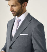 Skopes Anthony Suit Tailored Fit Jacket For Men in Grey Check, 36S-62L
