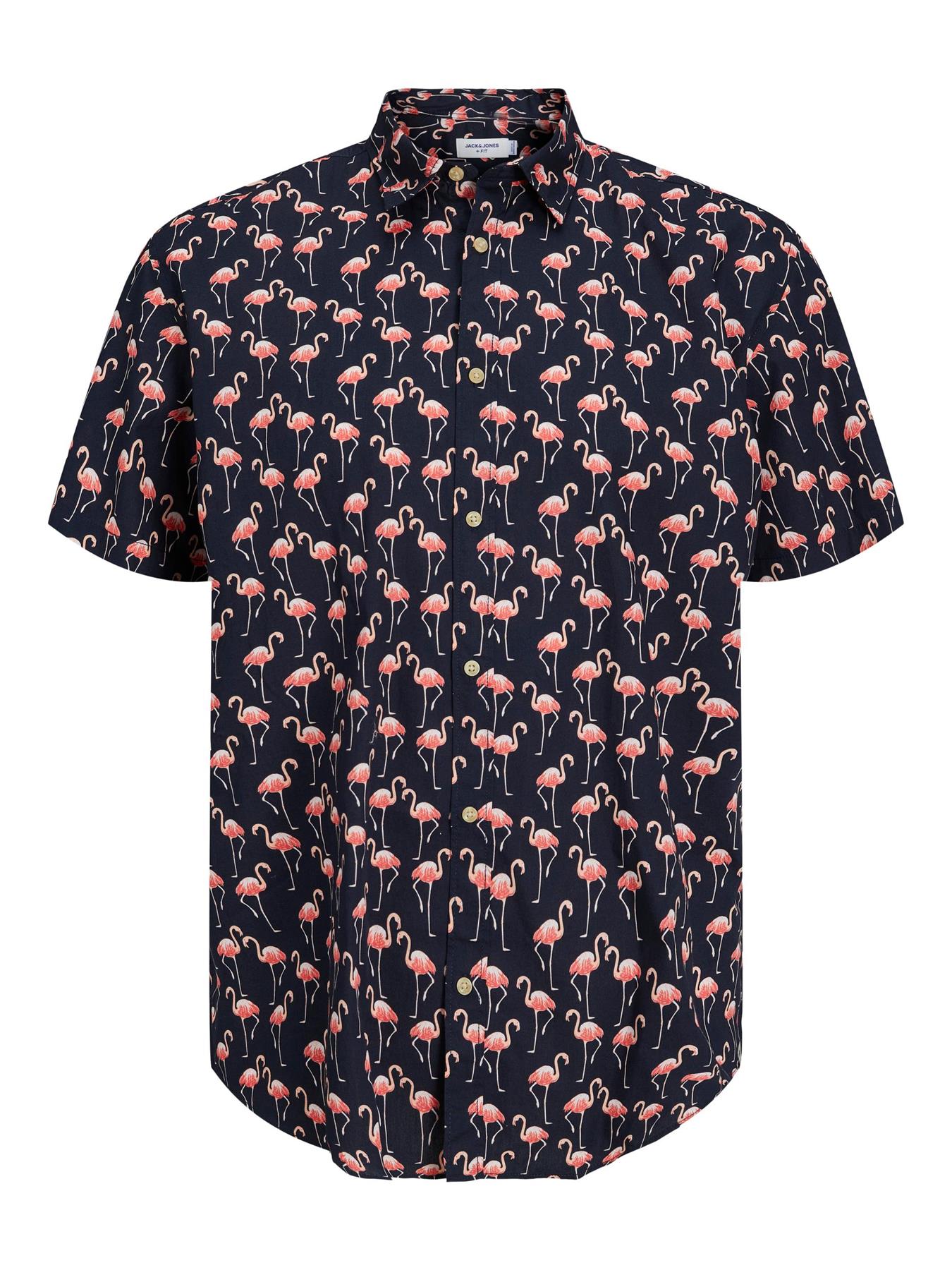Jack & Jones (12240518) JORJAMES PALMA Short Sleeve Shirt in 3 Colour Options 1XL to 8XL