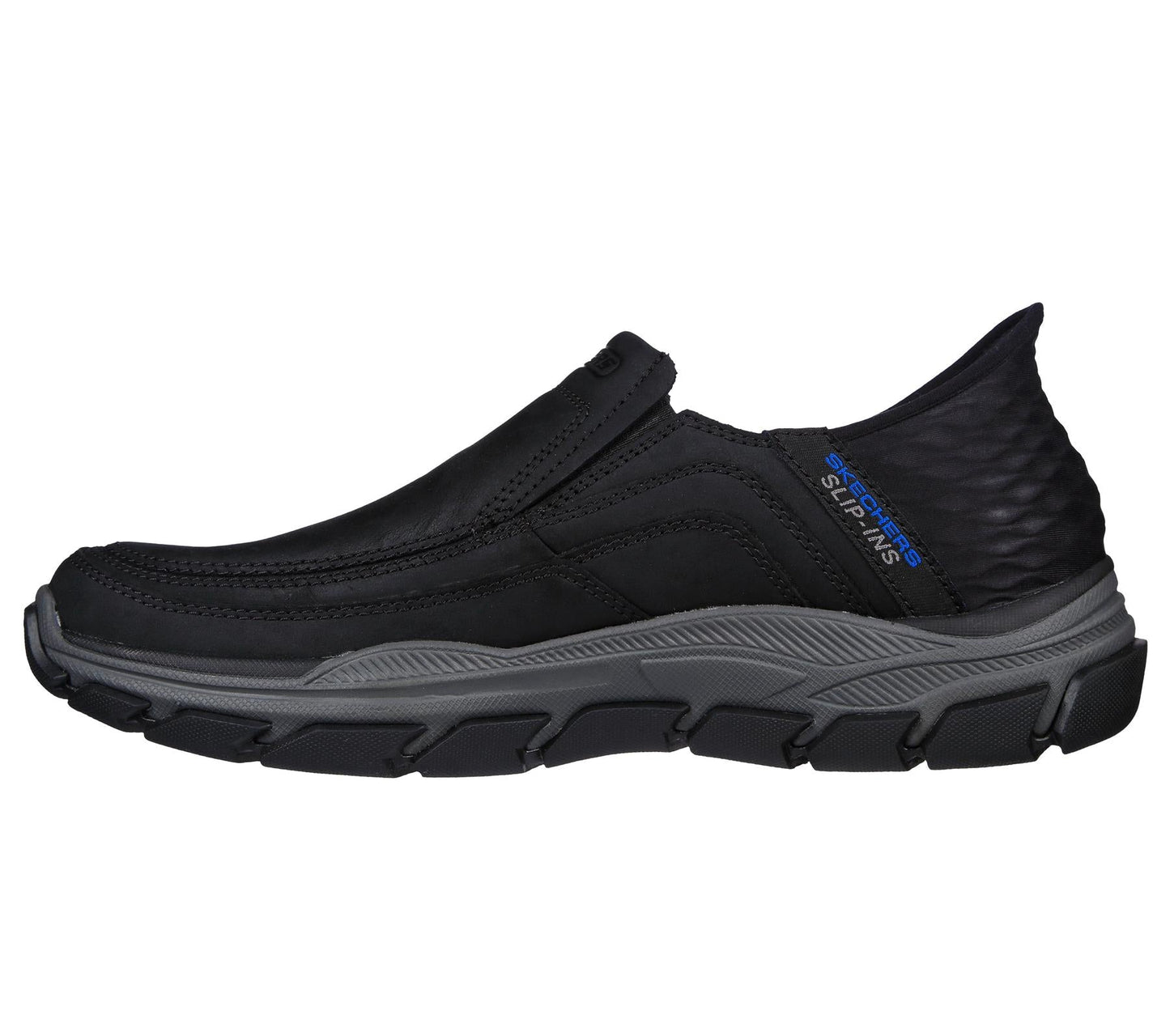 Skechers Slip On Shoe For Men Slip-Ins Respected Elgin in Black, 6-15