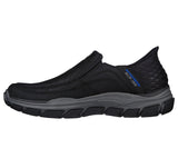 Skechers Slip On Shoe For Men Slip-Ins Respected Elgin in Black, 6-15