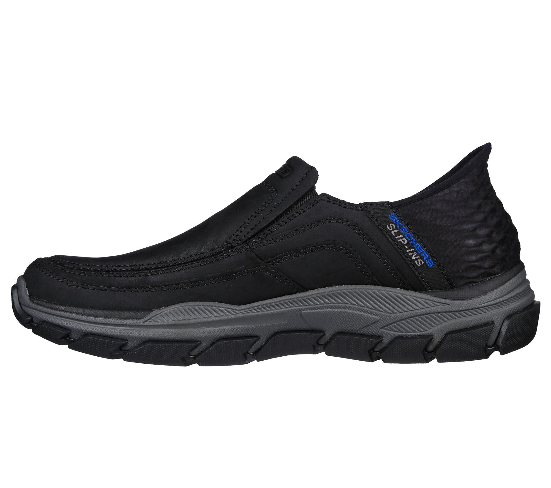 Skechers Slip On Shoe For Men Slip-Ins Respected Elgin in Black, 6-15