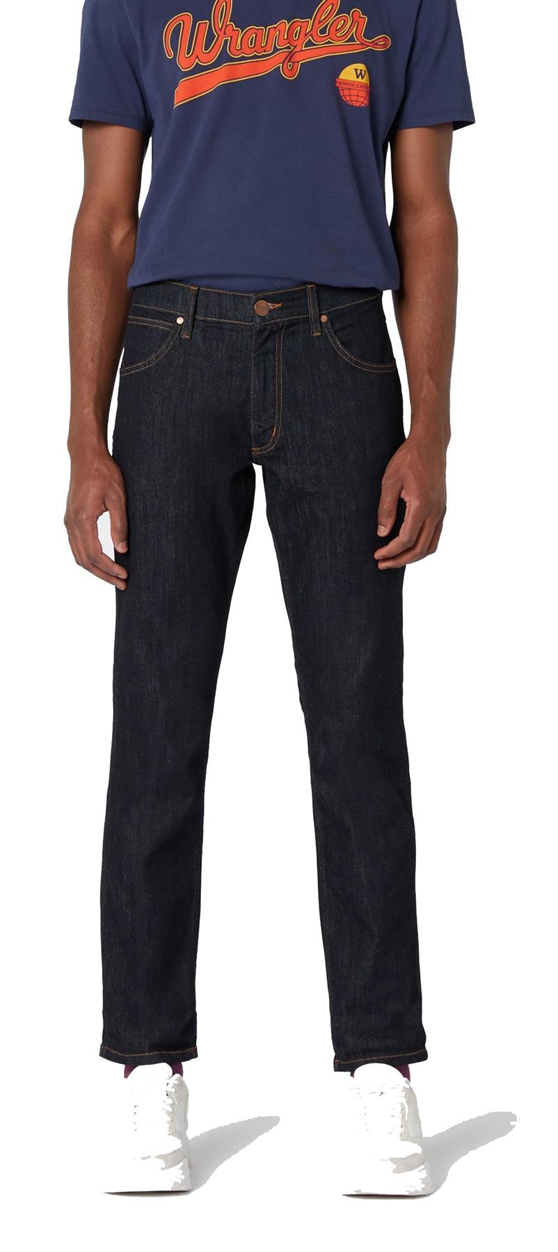 Wrangler Men's Greensboro Stretch Straight Leg Trousers/Jeans Waist 32 -46 Multiple Styles