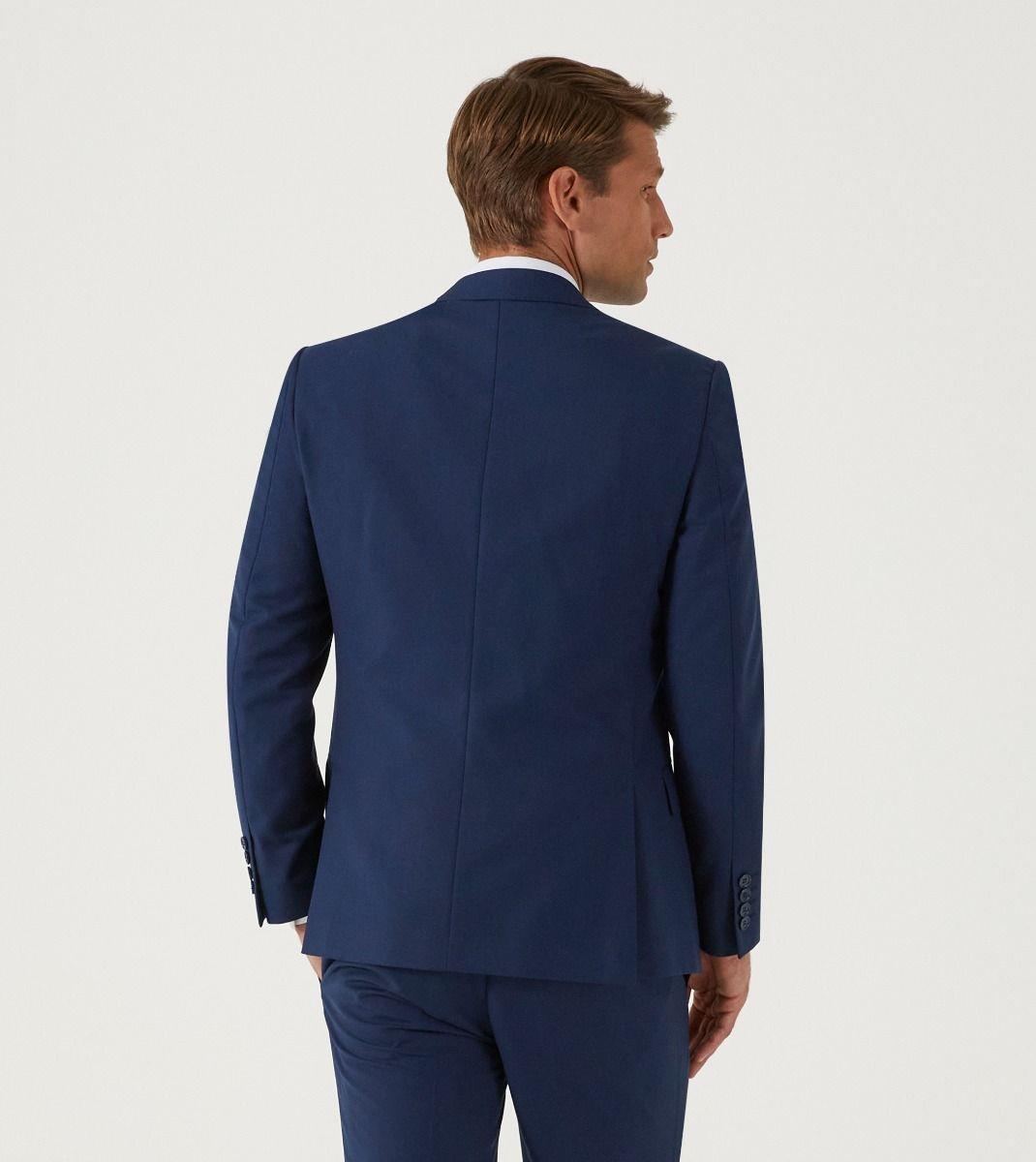 Skopes Men's Milan Slim Suit Jacket in Blue 34 Short to 48 Regular