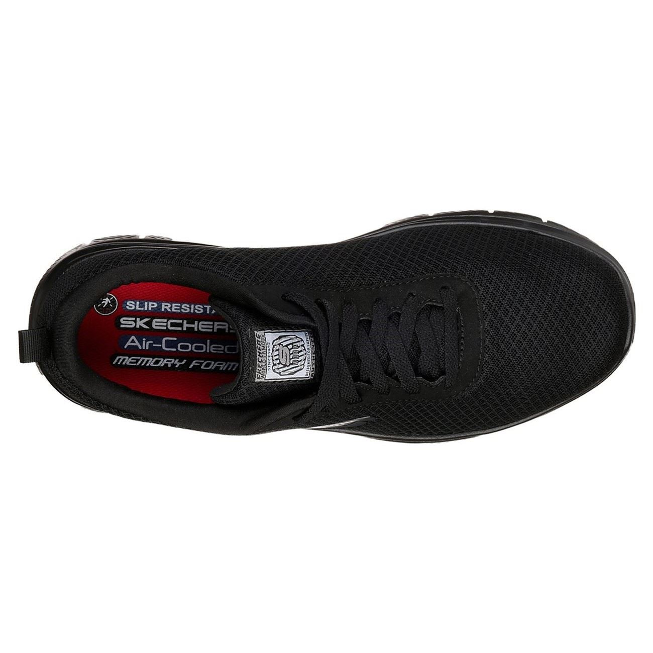 Skechers Flex Advantage - Bendon Sr Work Shoe Mens Occupational Footwear in Black