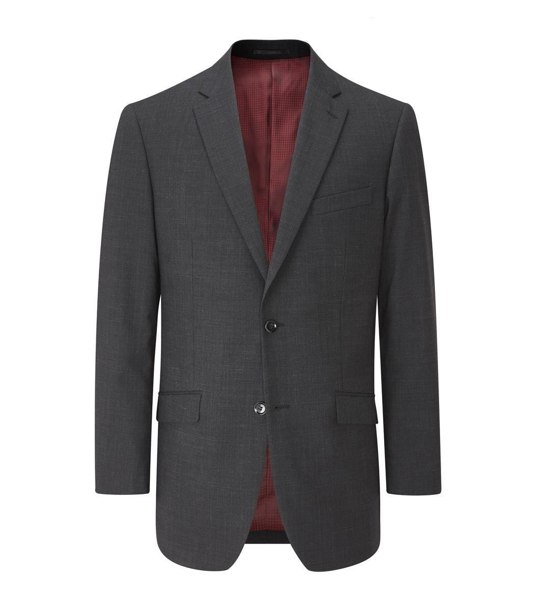 SKOPES Wool Blend Darwin Charcoal Suit Jacket in Size 34 To 62, S/R/L
