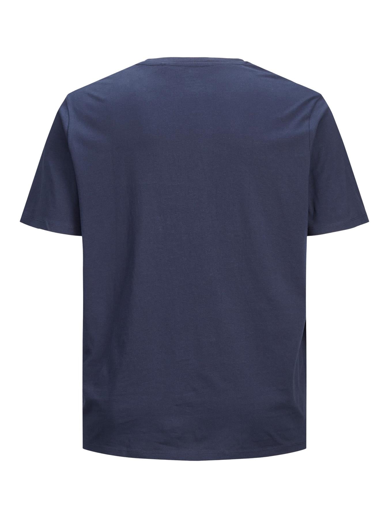 Jack & Jones Mens Plus Size Organic Cotton Basic Tee