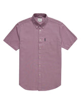 Ben Sherman Men's Regular Fit Short Sleeve Organic Cotton Oxford Shirt (0065095) M-XXL, 5 Colours