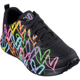 Skechers Women Trainers - Uno Lite Heart Of Hearts in 2 Colours, 3-8 - GAR177977