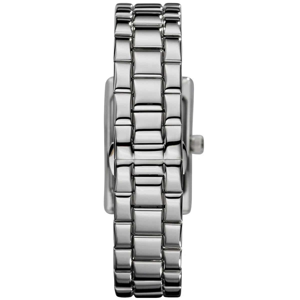 Emporio Armani Women’s Watch Stainless Steel Silver Strap With Black Dial AR0157 Classic
