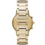 Emporio Armani Men's Watch Stainless Steel Gold Strap With Silver Dial AR11332 Renato