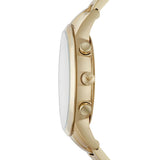 Emporio Armani Men's Watch Stainless Steel Gold Strap With Silver Dial AR11332 Renato