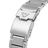 Emporio Armani Men's Watch Stainless Steel Silver Strap & Green Dial AR11338 Diver