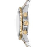Emporio Armani Men's Watch Stainless Steel Silver & Yellow Gold Strap With Blue Dial AR11362 Diver