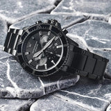 Emporio Armani Men's Watch Stainless Steel Black Strap With Black Dial AR11363 Diver