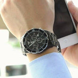 Emporio Armani Men’s Watch Ceramic Black Strap With Black Dial Chronograph AR1421 Leo