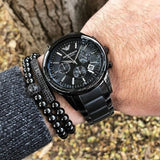 Emporio Armani Men’s Watch Ceramic Black Strap With Black Dial AR1452 Chronograph