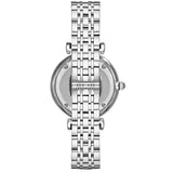 Emporio Armani Women's Watch Stainless Steel Silver Strap With Pink Dial AR1779 Gianni T-Bar