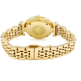 Emporio Armani Women’s Watch Stainless Steel Gold Strap With Mother of Pearl Dial AR1907 Gianni T-Bar