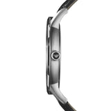 Emporio Armani Men’s Watch Leather Black Strap With Black Dial And Silver Case AR2411 Renato