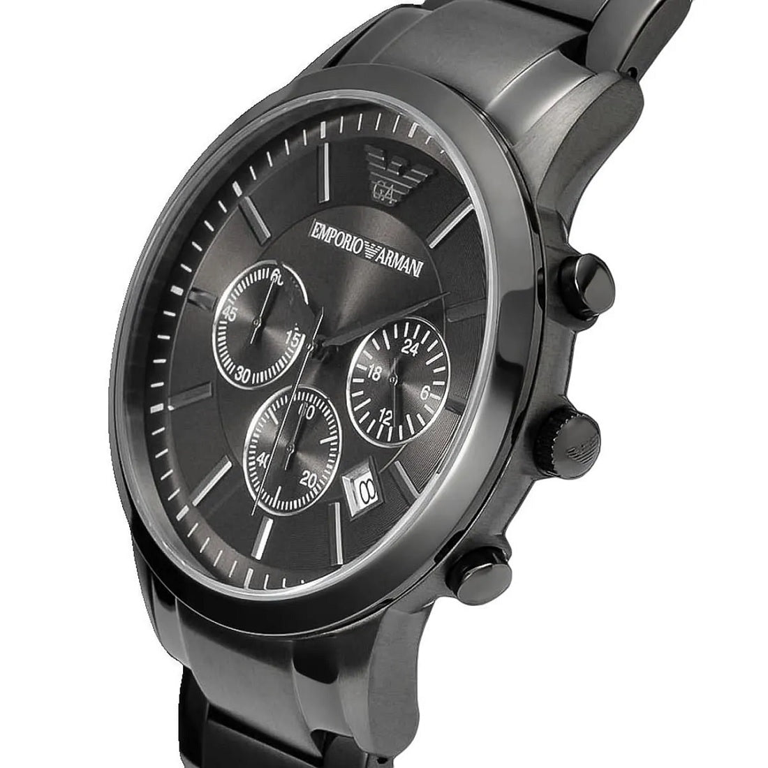 Emporio Armani Men’s Watch Stainless Steel Grey Bracelet With Grey Dial AR2454 Renato