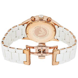 Emporio Armani Mens Watch Silicone White Strap with White Dial and Gold Case AR5919 Sportivo