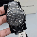 Emporio Armani Men’s Watch Ceramic Black Strap With Black Dial AR1451 Chronograph