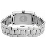 Emporio Armani Men’s Watch Stainless Steel Silver Strap With White Dial AR0145 Classic Rectangle