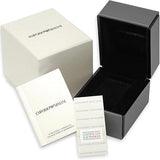 Emporio Armani Men's Watch Stainless Steel Silver & Yellow Gold Tone Strap With Silver Dial AR11076 Renato