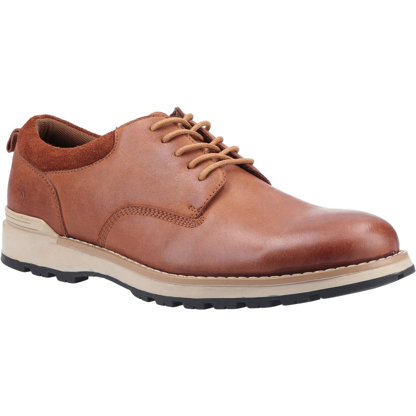 Hush Puppies Dylan Laces Mens Shoes in Tan