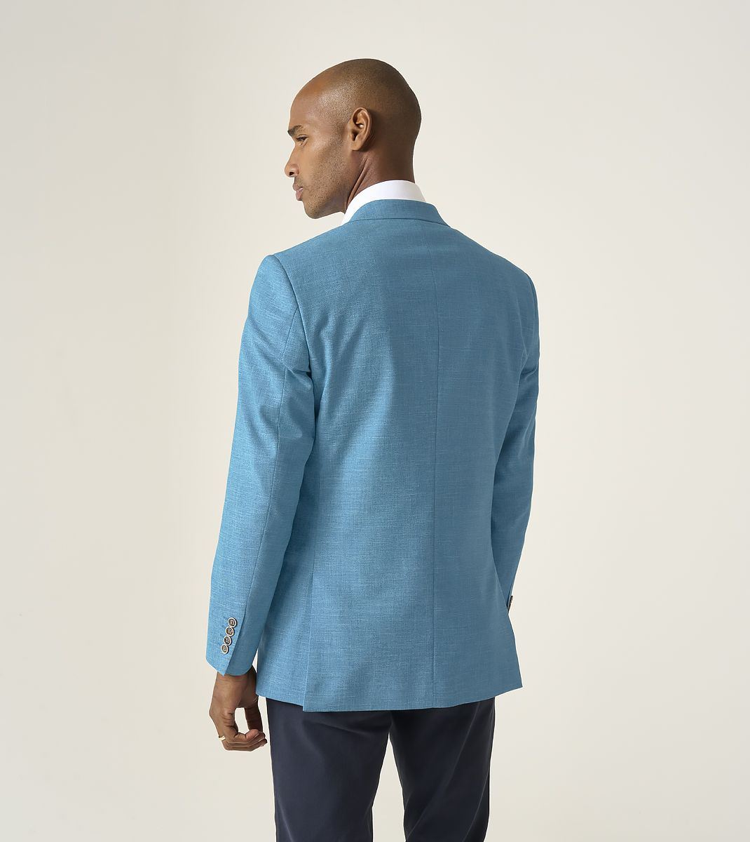 Skopes Tailored Fit Jamie Suit Jacket For Men in Aqua Blue, 36S-62L
