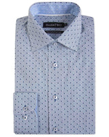 Double Two Mens Big Size Pure Cotton Easy Care LS Formal Shirts (SAW19)