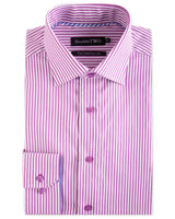 Double Two Mens Big Size Pure Cotton Easy Care LS Formal Shirts (SAW19)