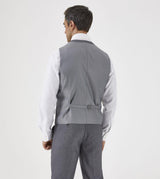 Skopes Men's Harcourt Waistcoat in Silver 34 Regular to 62 Long