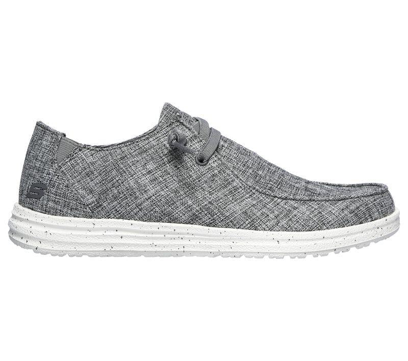 Skechers (210101) Men's Relaxed Fit: Melson - Chad Canvas Shoes in 2 Colours 8 to 15