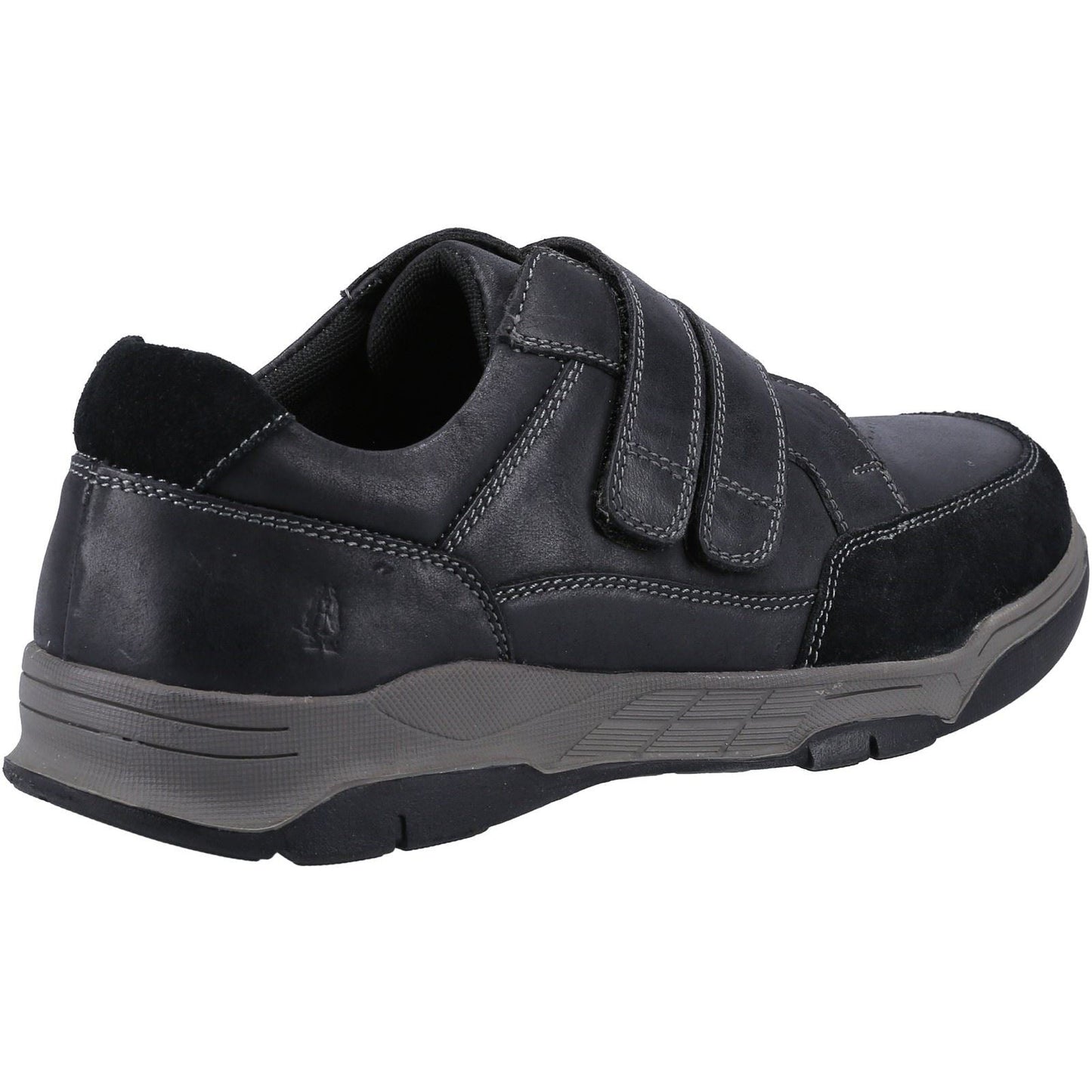 Hush Puppies Double Strap Touch Fastening Classic Shoe For Men (Fabian) in 2 Colours, 6-12