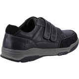Hush Puppies Double Strap Touch Fastening Classic Shoe For Men (Fabian) in 2 Colours, 6-12