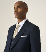 Skopes Tailored Fit Harcourt Suit Jacket For Men in Navy Ink Tweed Effect, 36S-62L