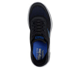 Skechers Lace Up Shoe For Men Slip Ins Go Walk Arch Fit 2.0 Simplicity 2.5 in Black/Blue, 6-15