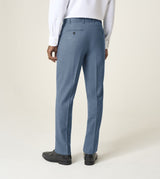 Skopes Lucien Suit Tailored Fit Trouser For Men ins Teal Blue, 30W-58W