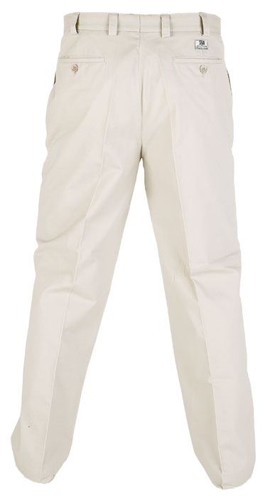 DUKE LONDON PEACHED AND WASHED COTTON CHINO TROUSERS IN WAIST SIZE 42 TO 60" & INSIDELEG 30/32/34", NAVY AND BEIGE COLORS