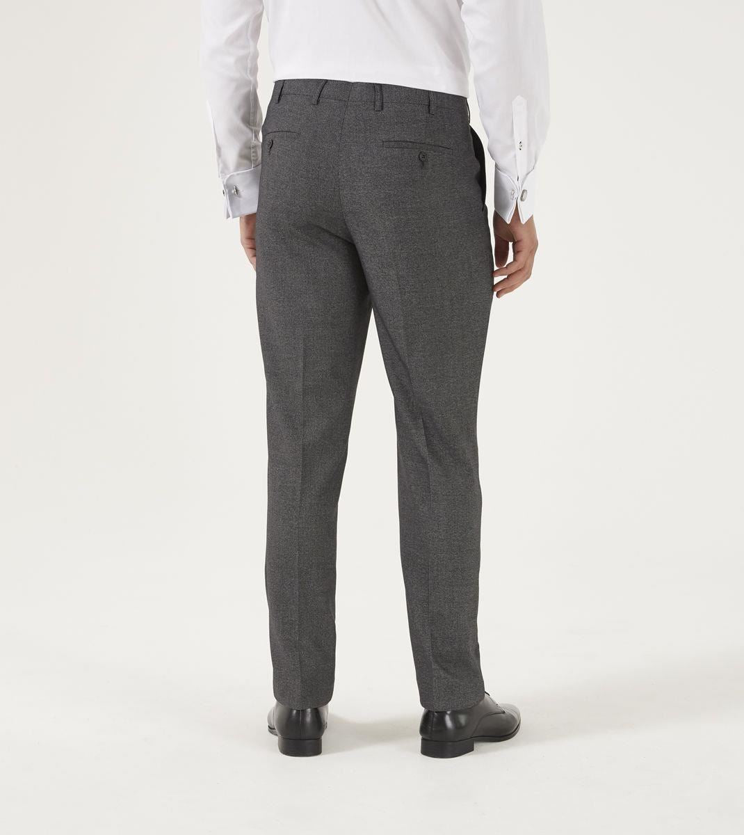 Skopes Men's Harcourt Tailored Fit Trouser in Grey Waist 34 to 62, Insideleg 29,31,33