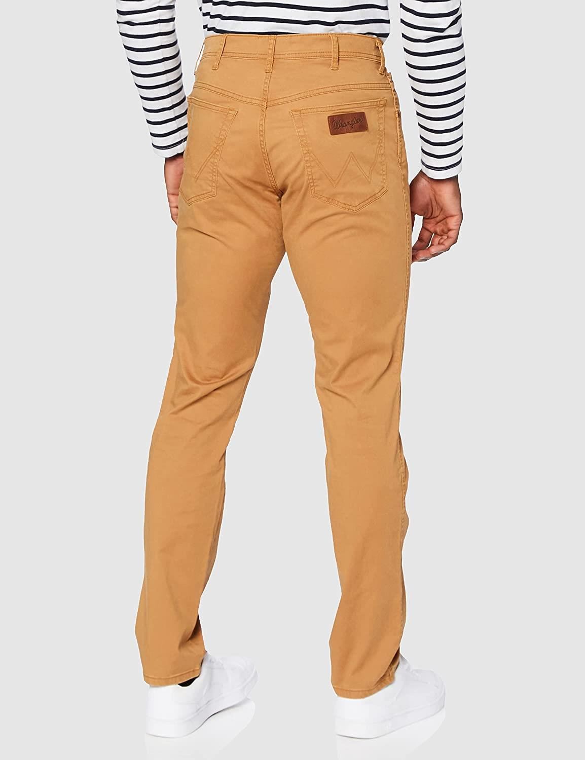 Wrangler Greensboro Texas Slim Stretch Chino Waist 38 - 46, 10 Colours