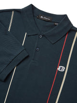 Ben Sherman Men's Plus Size Vertical Stripe Polo 2XL to 5XL