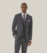 Skopes Jacob Suit Tailored Fit Jacket For Men in Grey Check, 36S to 62L
