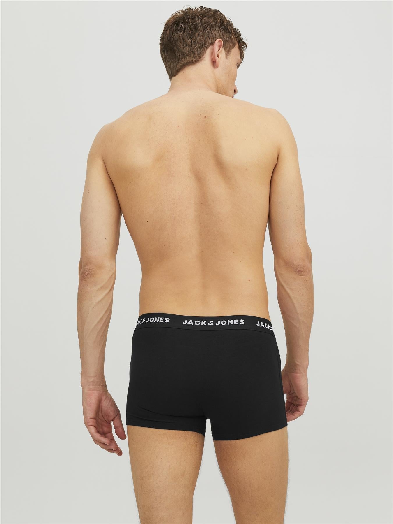 Jack & Jones Trunks With 7 Pack For Men (JACHUEY) in Black, M-XL